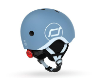 Scoot & Ride Kask Ochronny z ocieplaczem XXS-S dla dzieci 1-5 lat Steel - 1472352 - zdjęcie 5
